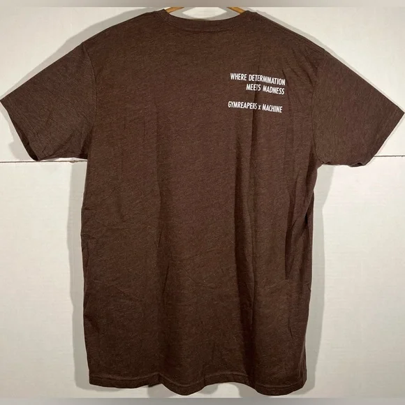 Gymreapers x Machine T-Shirt Men’s Skull Workout Fitness Determination Madness L - Picture 5 of 11